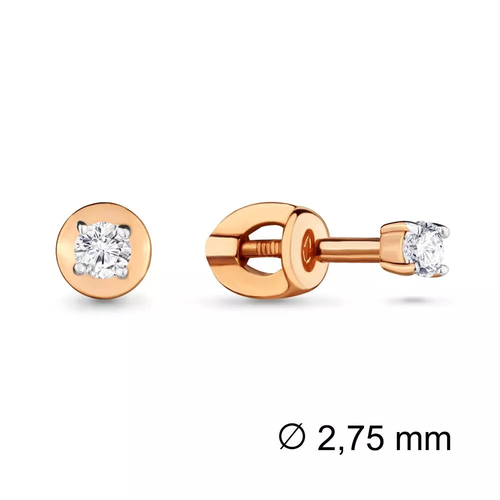 Серьги из золота, артикул LV40610