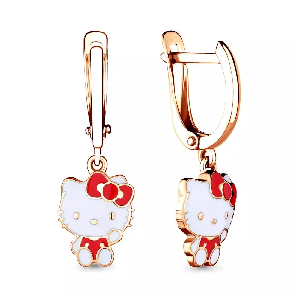 Серьги, артикул LV33581, золото