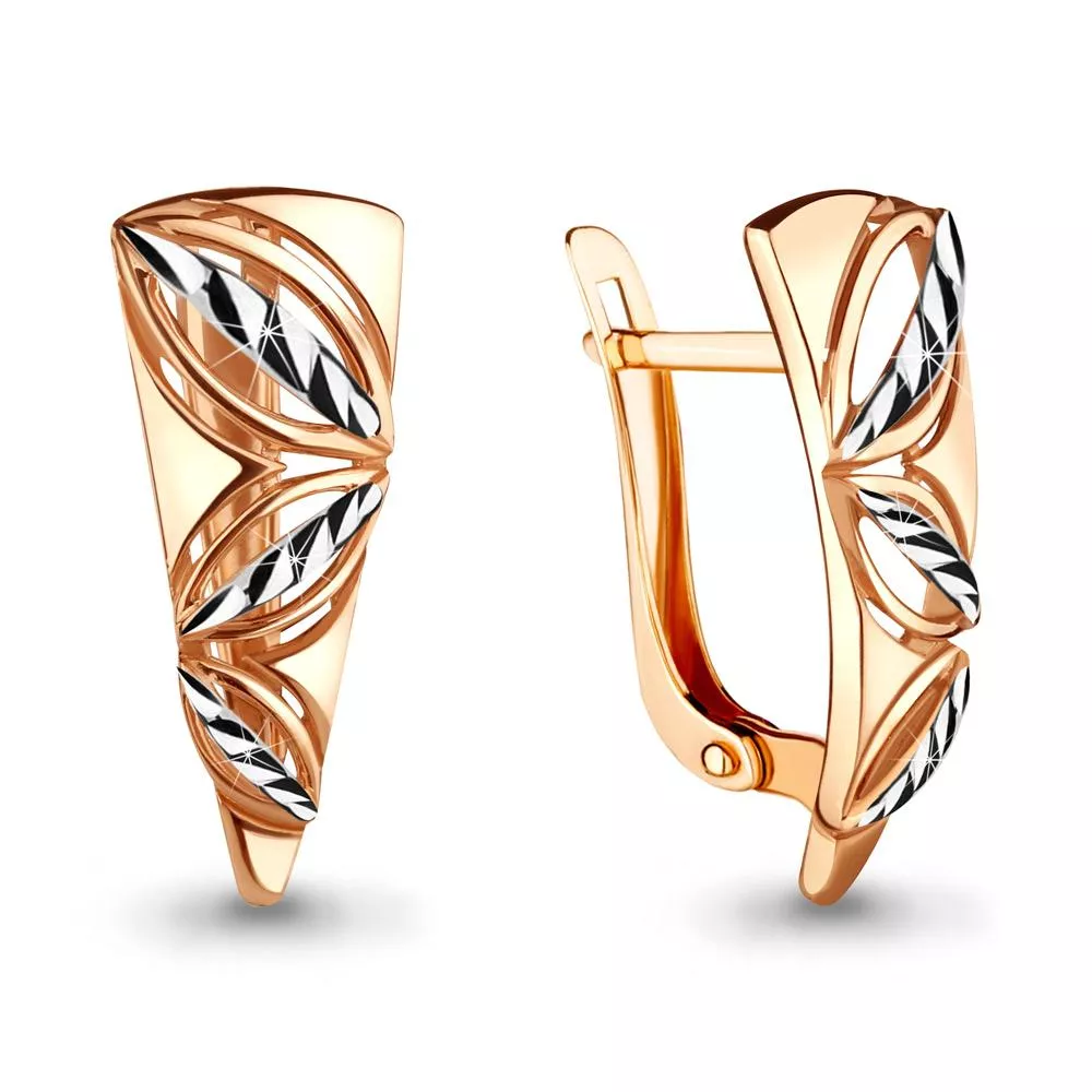 Серьги, артикул LV33551, золото