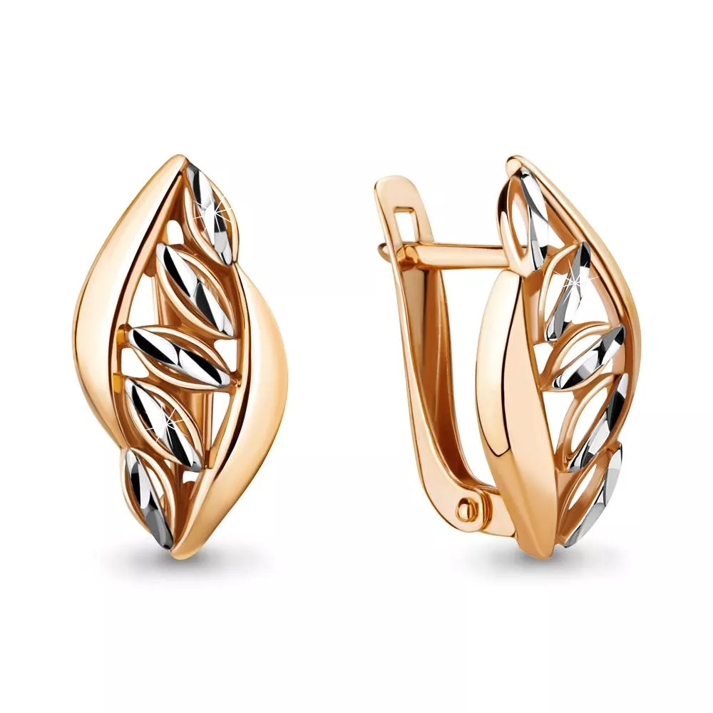 Серьги из золота, артикул LV33545