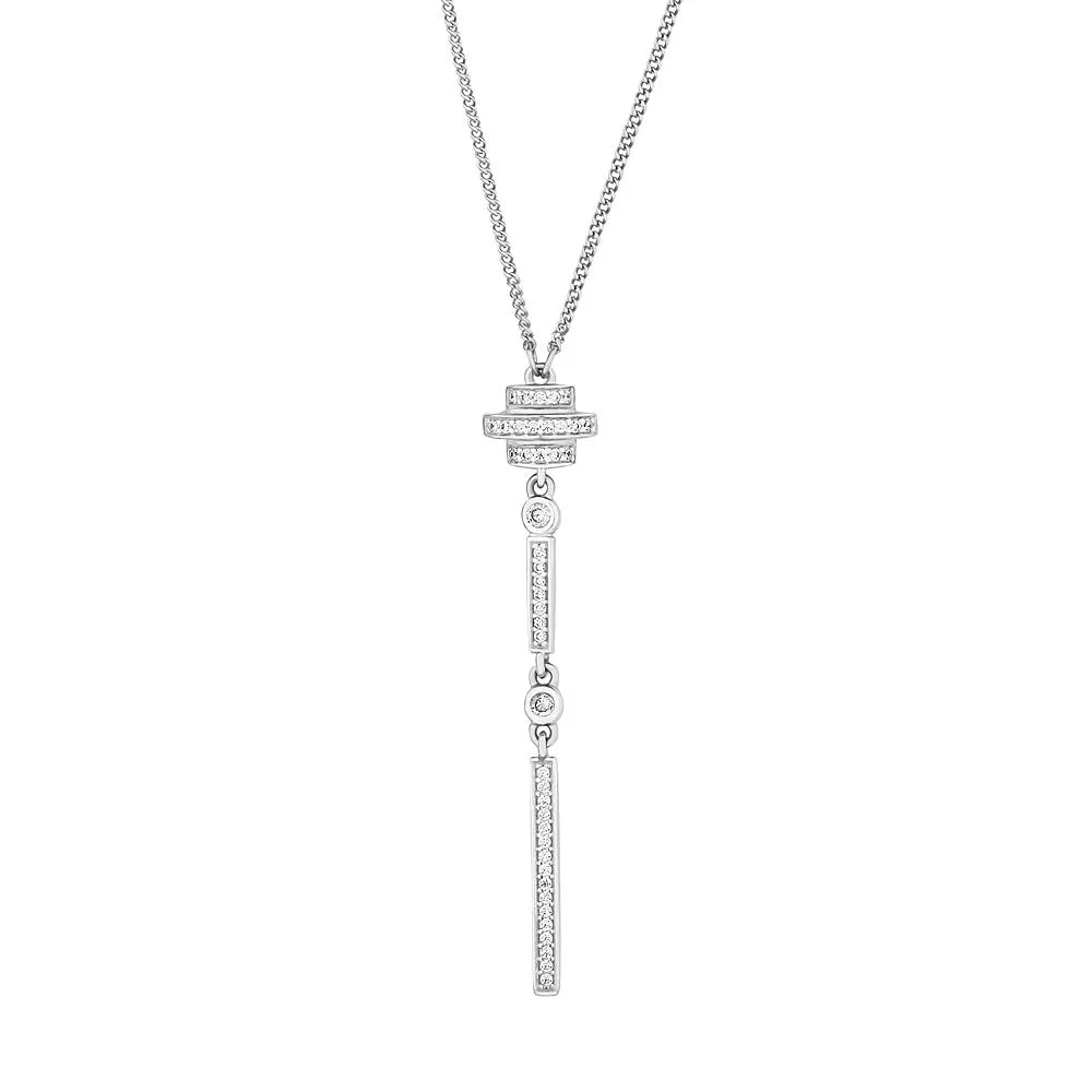 Колье, серебро, артикул LV73565А