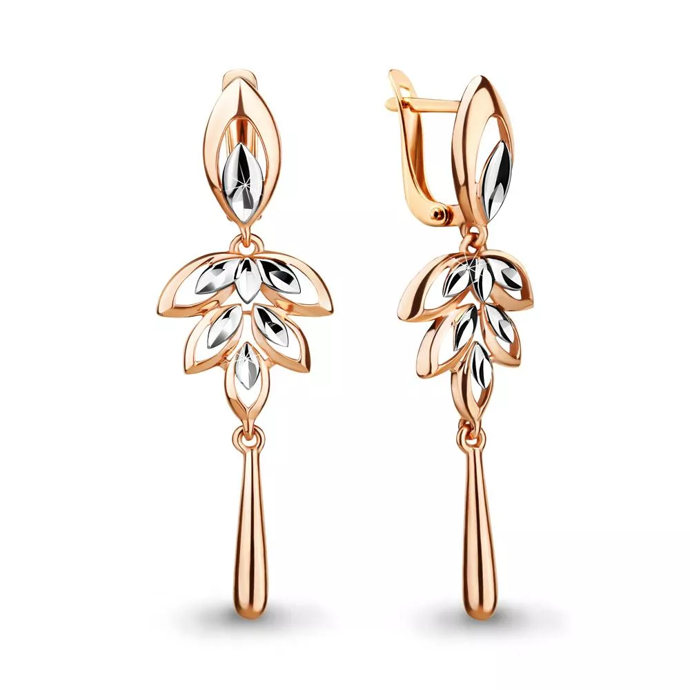 Серьги, артикул LV33521, золото