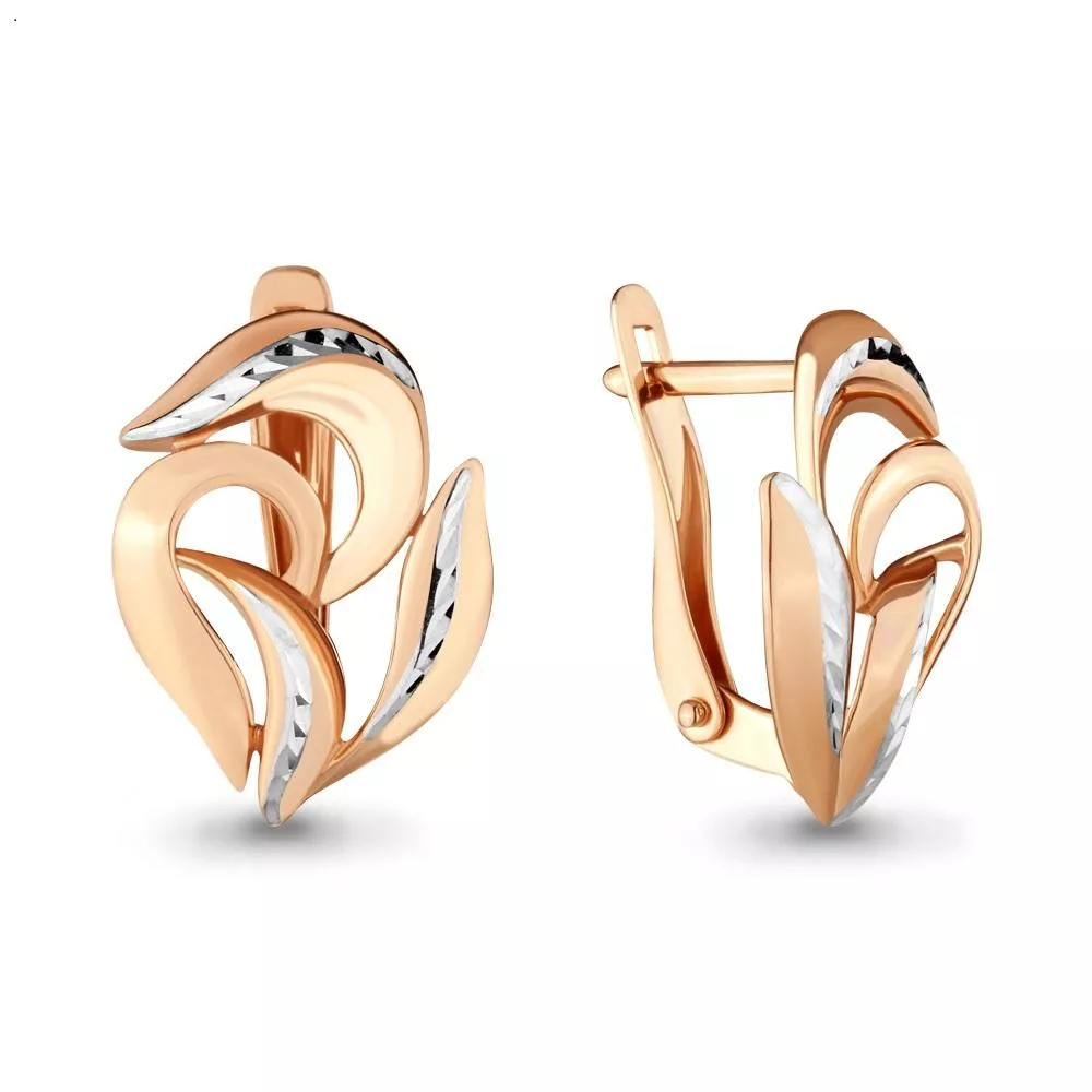 Серьги из золота, артикул LV33487