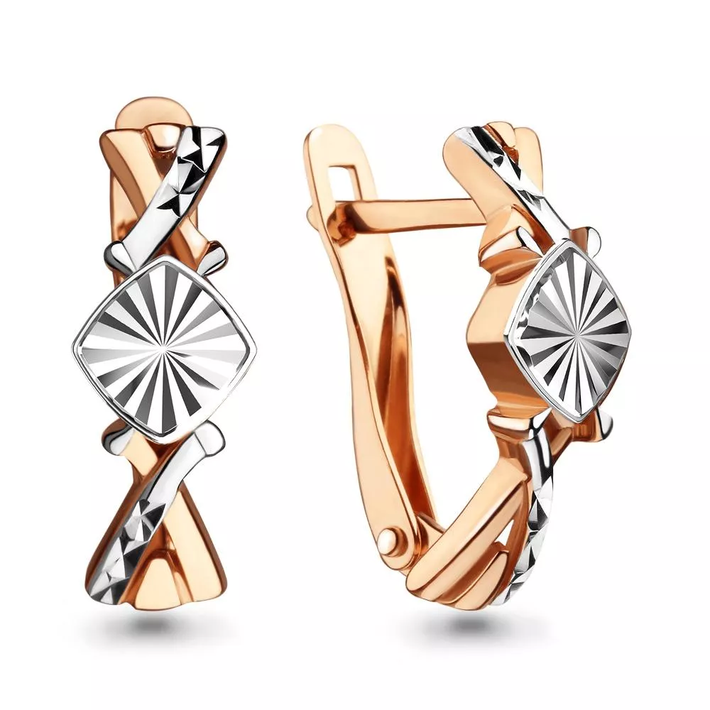 Серьги из золота, артикул LV33437