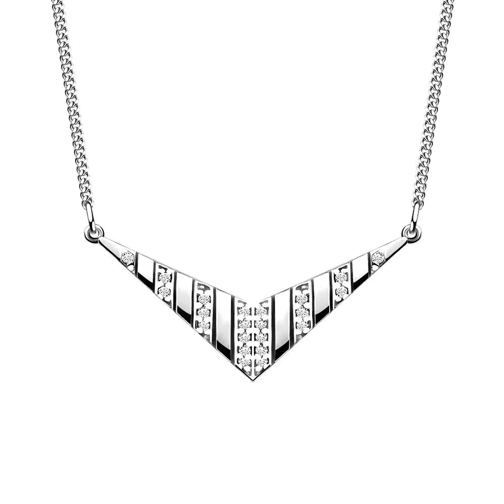 Колье из серебра, артикул LV73560А