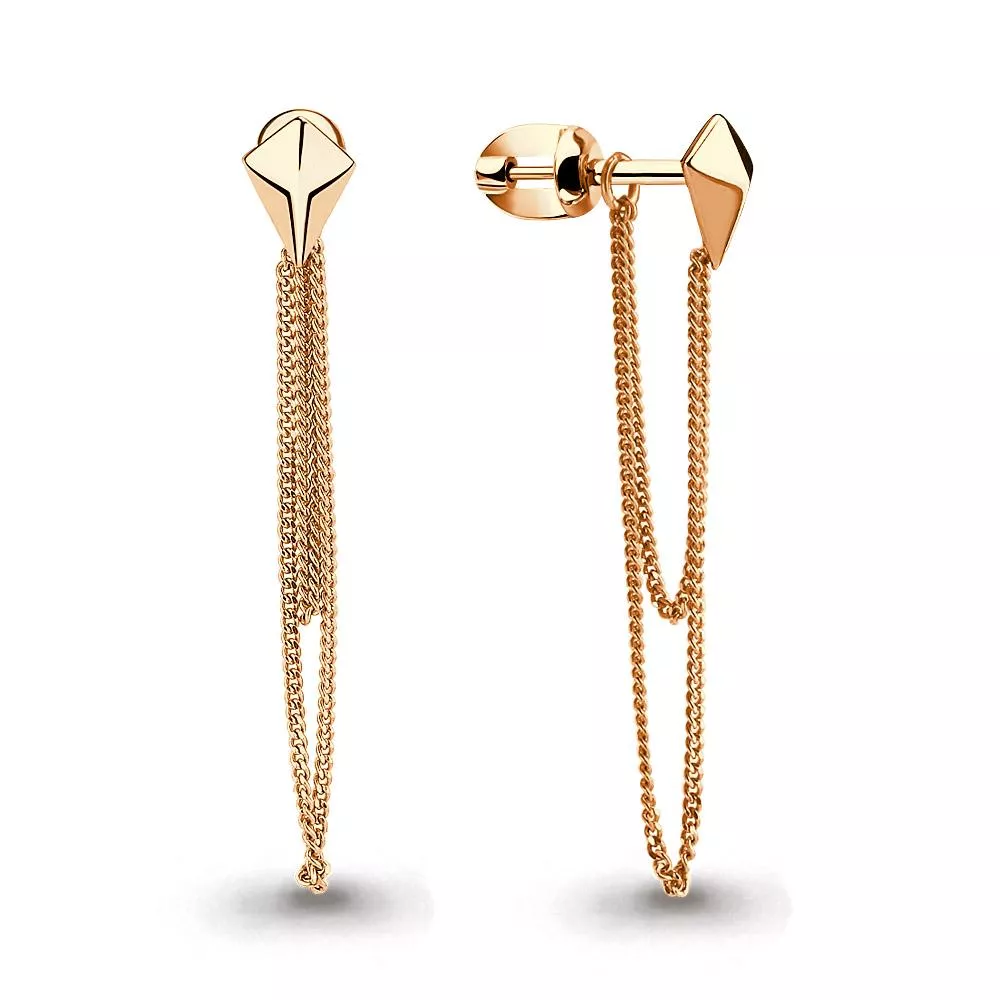 Серьги из золота, артикул LV33359