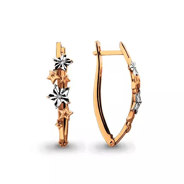 Серьги, золото, артикул LV33239