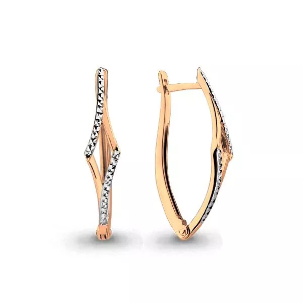 Серьги из золота, артикул LV33237