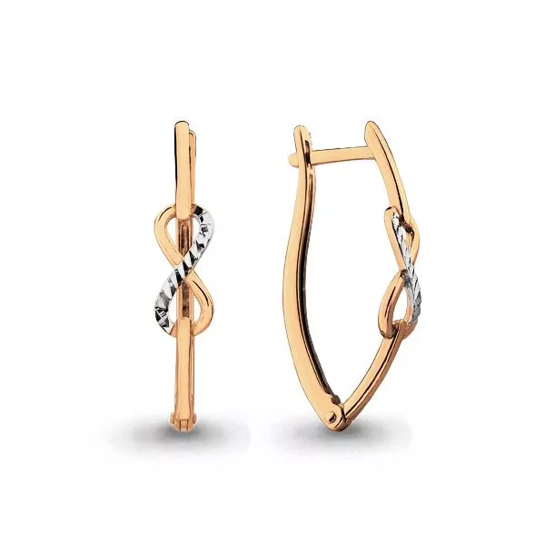 Серьги из золота, артикул LV33233