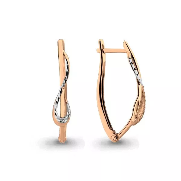 Серьги, артикул LV33231, золото