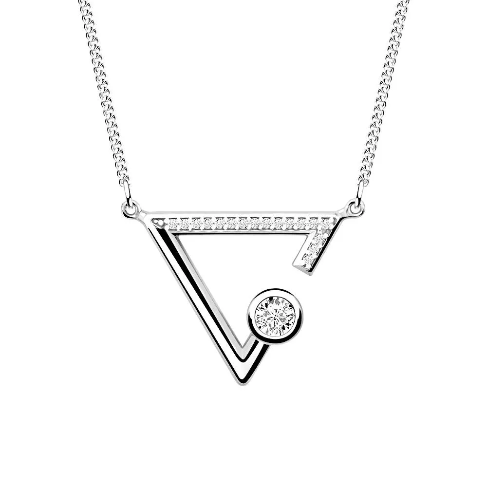 Колье, серебро, артикул LV73551А