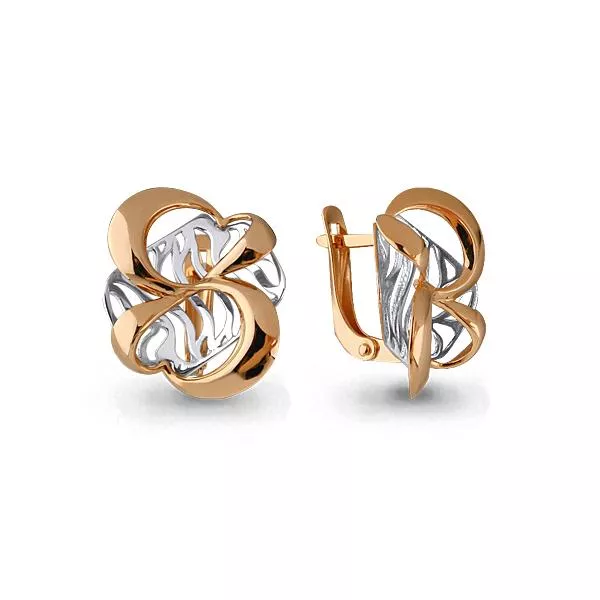 Серьги, артикул LV33124, золото