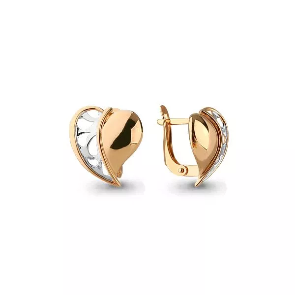 Серьги из золота, артикул LV33107
