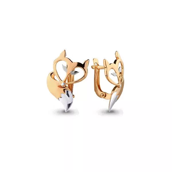 Серьги, золото, артикул LV33103