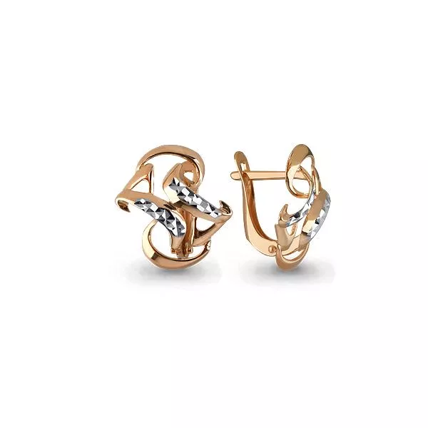 Серьги, артикул LV33100, золото