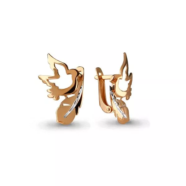 Серьги, золото, артикул LV33098