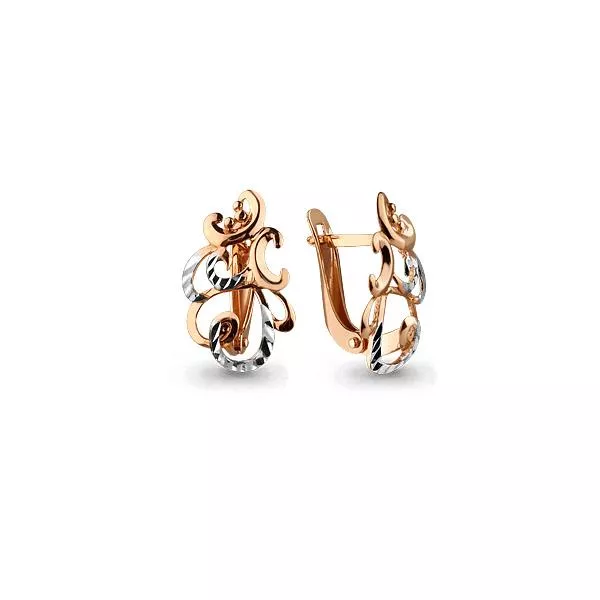 Серьги из золота, артикул LV33080