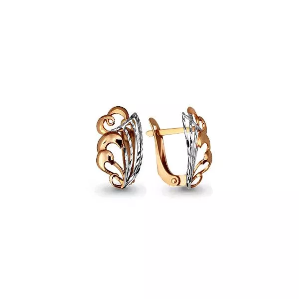 Серьги, золото, артикул LV33075