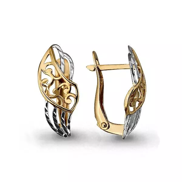 Серьги, золото, артикул LV33029