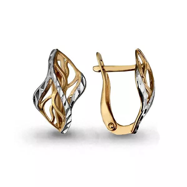 Серьги, артикул LV33027, золото