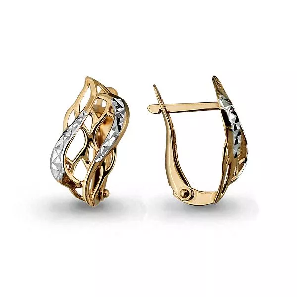 Серьги, золото, артикул LV33026