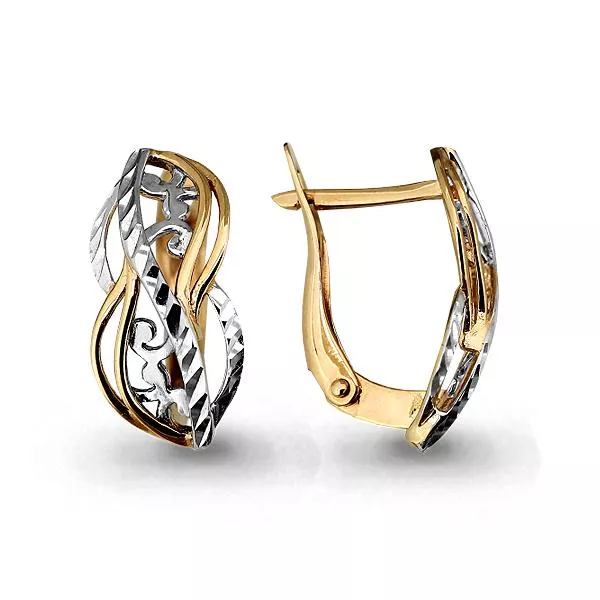 Серьги из золота, артикул LV33025