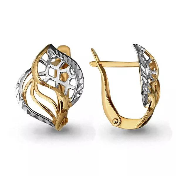 Серьги, артикул LV33024, золото