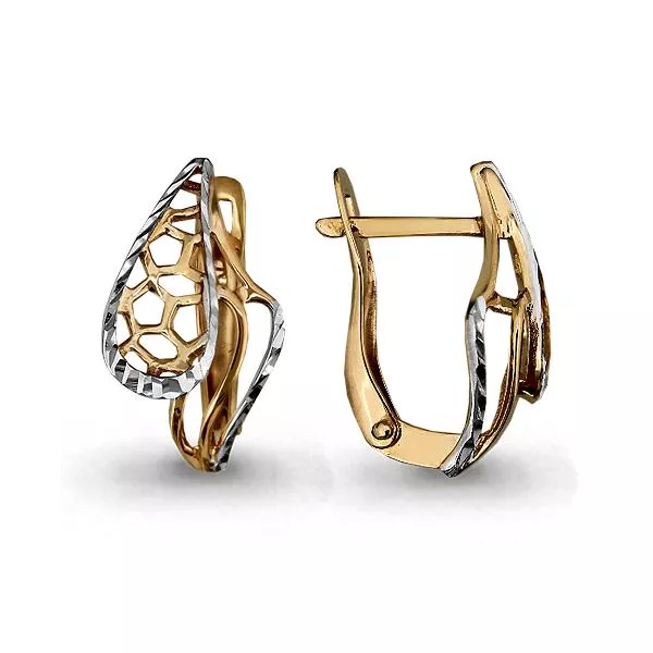 Серьги, золото, артикул LV33023