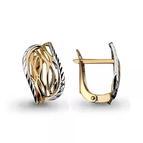 Серьги, артикул LV33020, золото