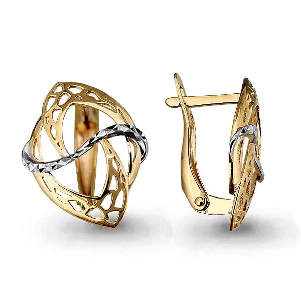 Серьги из золота, артикул LV33013