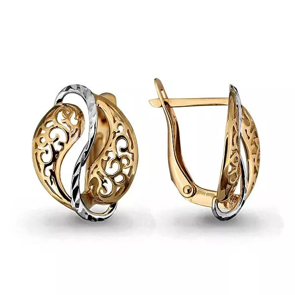 Серьги, золото, артикул LV33008