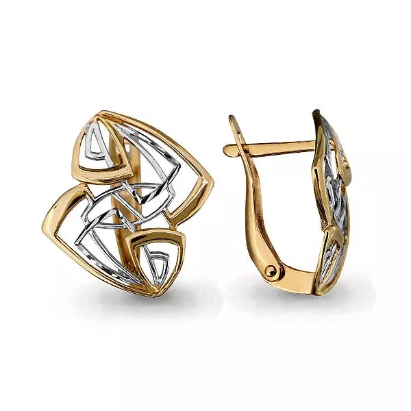 Серьги, золото, артикул LV33005