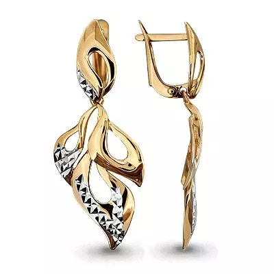 Серьги, артикул LV31803, золото