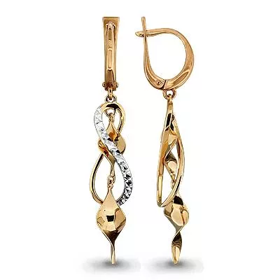 Серьги, артикул LV31786, золото