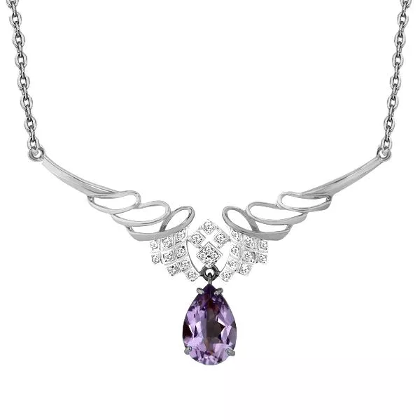 Колье, серебро, артикул LV7354404А