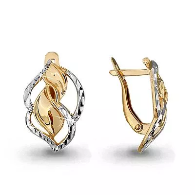 Серьги, артикул LV31756, золото