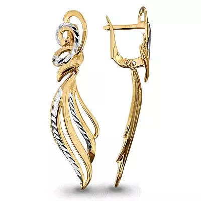 Серьги, артикул LV31744, золото