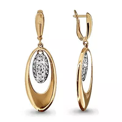 Серьги, артикул LV31726, золото