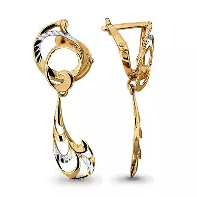 Серьги из золота, артикул LV31719