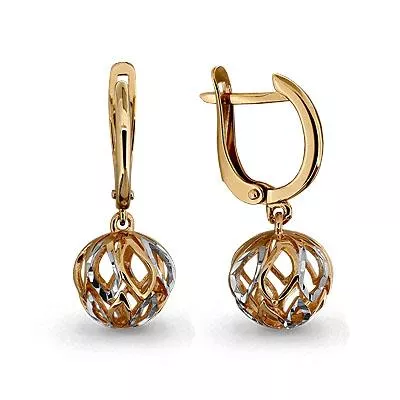 Серьги, артикул LV31699, золото