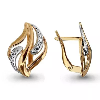 Серьги, артикул LV31697, золото