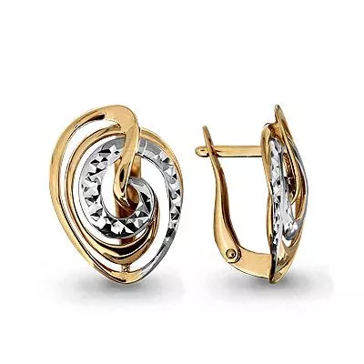 Серьги из золота, артикул LV31693