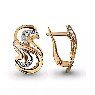 Серьги из золота, артикул LV31676