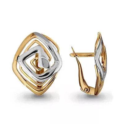 Серьги, артикул LV31675, золото