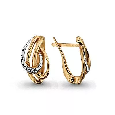 Серьги, артикул LV31655, золото