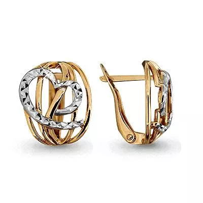 Серьги, артикул LV31621, золото