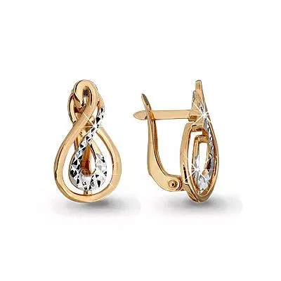 Серьги, артикул LV31615, золото