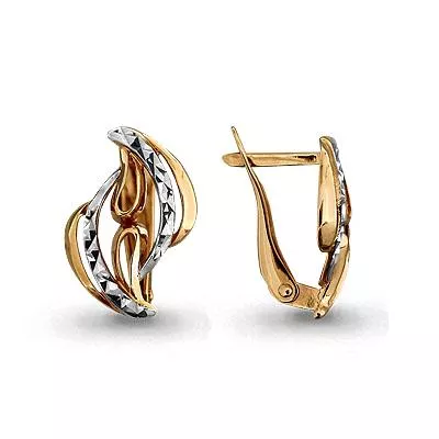 Серьги, артикул LV31568, золото