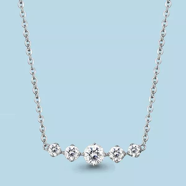 Колье из серебра, артикул LV73521