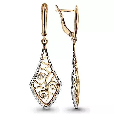 Серьги, золото, артикул LV31540